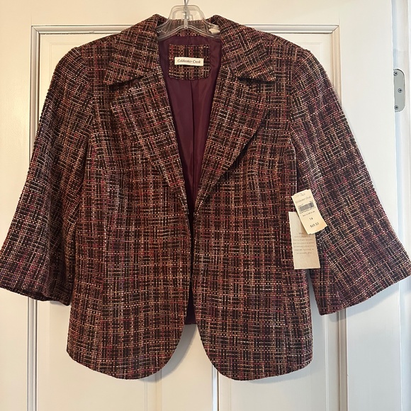 Coldwater Creek 3/4 sleeve boucle jacket - new with tags - Picture 1 of 4